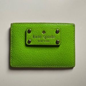 Kate Spade Green Card Holder
